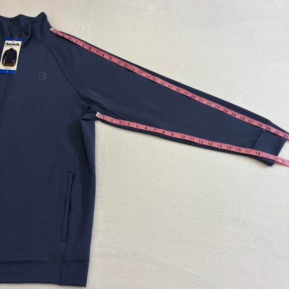 Bench Urbanwear Full Zip Jacket, Moisture Wicking, Blue, Large, NWT - Picture 11 of 14